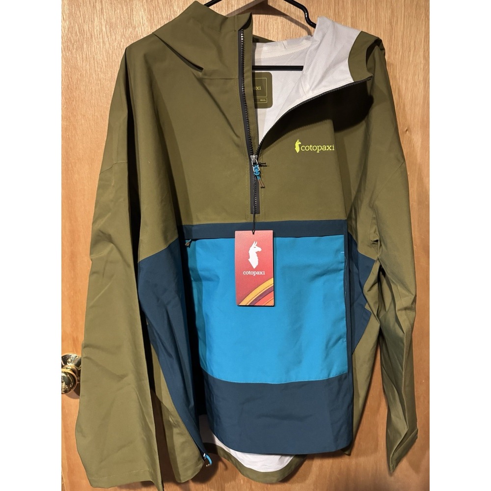 COTOPAXI CIELO RAIN JACKET ANORAK PULLOVER OAK MENS XXL NWT (K1)